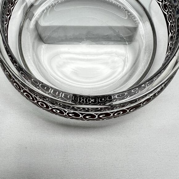 Vintage Egermann Ruby Red Cut To Clear Bohemian Crystal Cigarette Ashtray - Picture 5 of 9